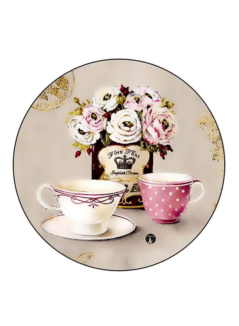 RKN Flowers Printed Mouse Pad  Multicolour