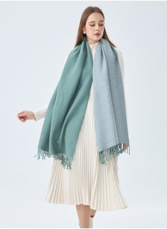 Sky cashmere Wool Scarf Pashmina Shawl Wrap For Women Long Large Warm Thick Reversible Scarves  - Image 2