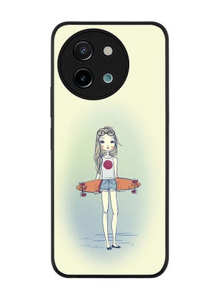 Rugged Black edge case for Vivo Y38 / Vivo Y58 / Vivo Y200i /Vivo T3x, Slim fit Soft Case Flexible Anti Drop TPU Gel Thin Cover - Skater Girl - pzsku/Z7207FA014D92F604115AZ/45/_/1725356391/67c9e39c-7b27-4dbd-a88b-fbec2c3ec987