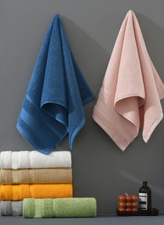 3-Piece Cotton Gift Towel And Bath Towel Set, 2 Towels + 1 Bath Towel, Soft And Skin-Friendly Cotton Towel - pzsku/Z7208088B90555AB6472AZ/45/_/1738895063/a5daf1e7-b394-41a7-8a60-f7f8c96564af