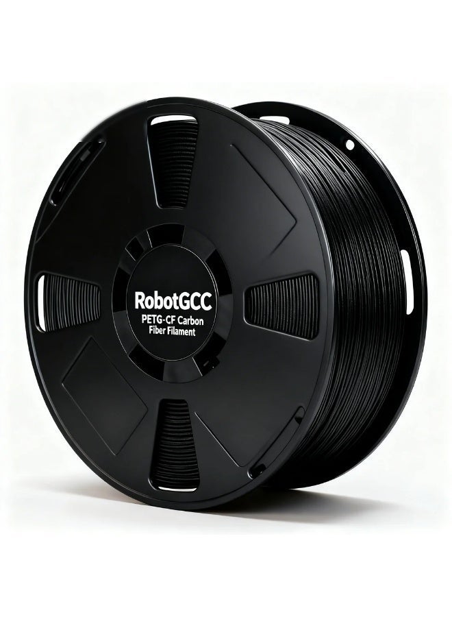 Robotgcc Carbon Fiber Petg 3D Printer Filament 1.75Mm 1Kg - Black