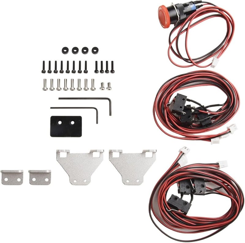 مجموعة مفتاح حدود CNC 3018 مع مفتاح إيقاف وكابل 80 سم بـ 2 دبوس - Image 1