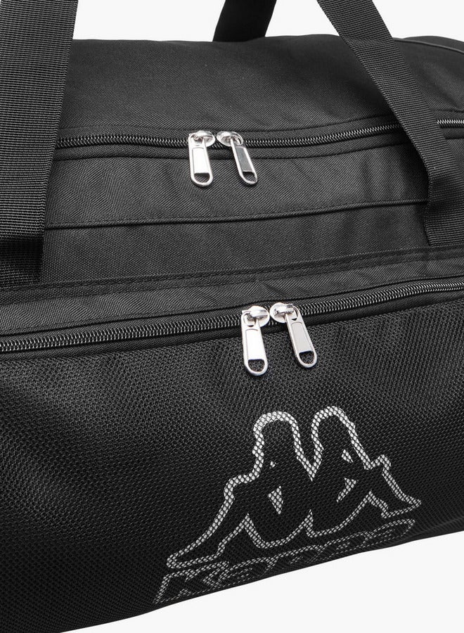 كابا حقيبة دافل بطبعة شعار مع حزام قابل للفصل وإغلاق بسحاب - Image 4