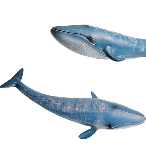 Gemini&Genius GeminiGenius Blue Whale Sea Animal Action Figure Ocean Shark Whale Model Toy Educational Role Play Swim Beach Bath and Collectors for Kids - Image 1
