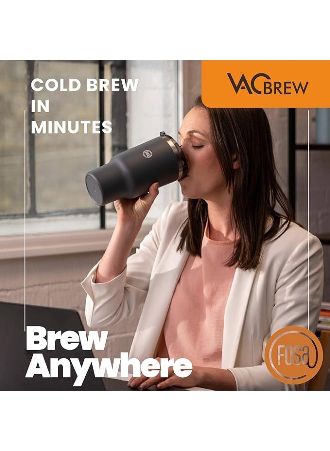 FOSA VacBrew Hot and Cold Brew Vacuum Coffee Maker with SUS Travel Mug - Image 4