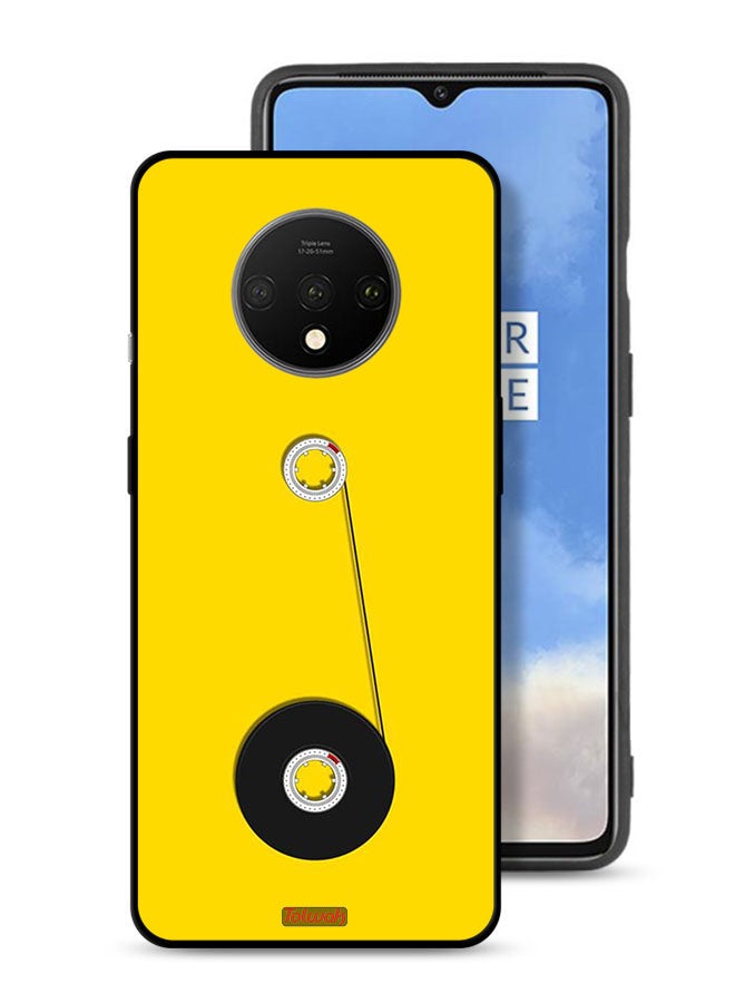 Tolwak OnePlus 7T Protective Case Cover Cassette Wheel Art - Image 1