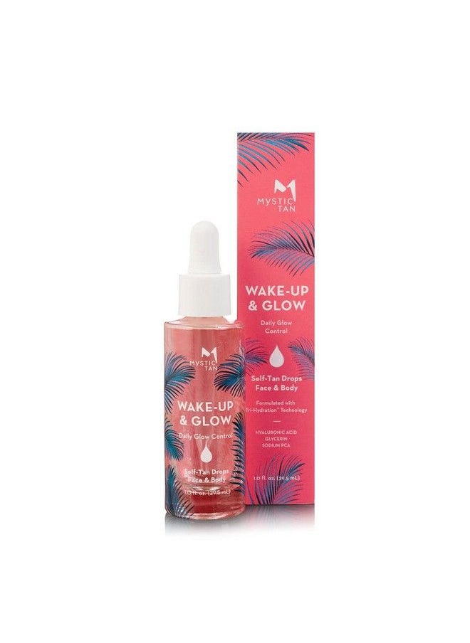 Mystic Tan WakeUp & Glow Daily Glow Control SelfTan Drops 10 fl oz  - Image 1