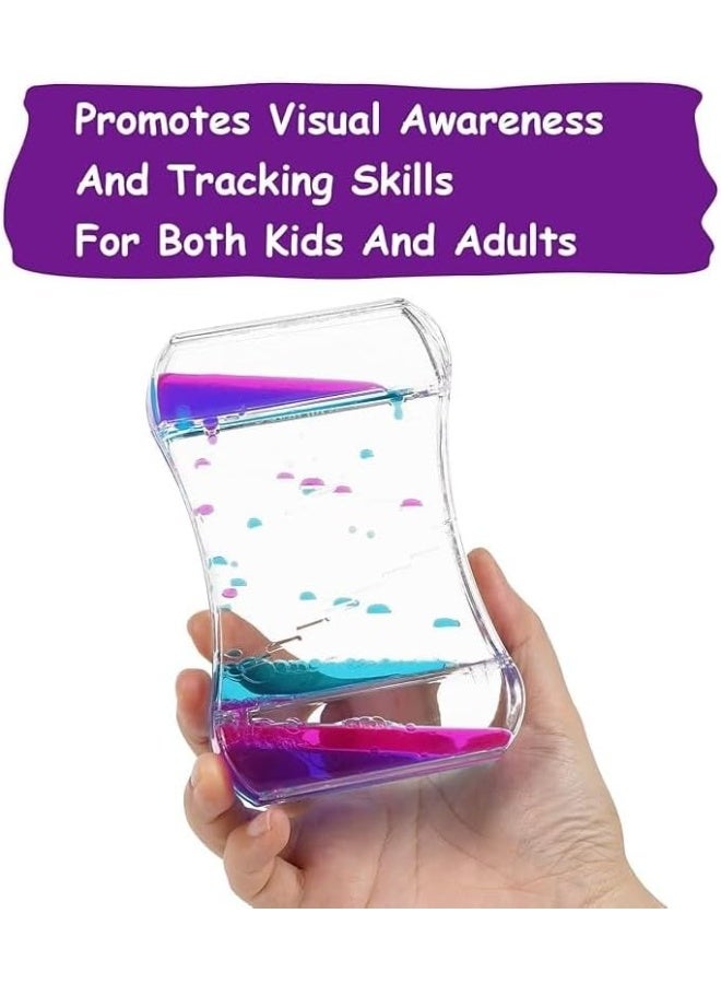 Liquid Hourglass Dual Colored Oil Drip Timer Stress Anxiety Relief Decorative Item for Home Office Use (Color May Vary) - Image 4