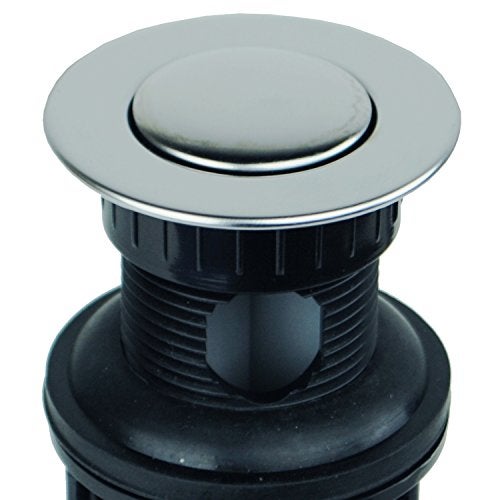 Builders Shoppe 2320CP Bathroom Faucet Vanity Sink Plastic Pop-Up Drain Assembly with Overflow Chrome Finish - Image 2