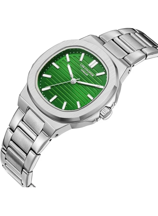 لي كوبر LEE COOPER Women's Watch, Analog Display and Mesh Strap - LC08017.370, Silver