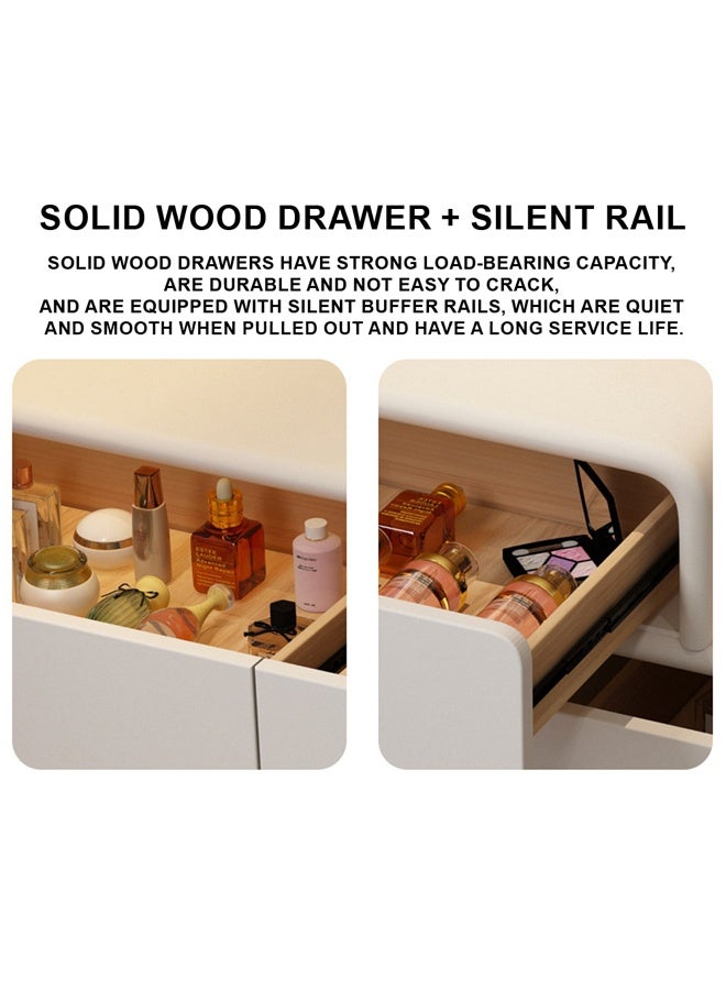 NKX Modern Vanity Table with LED Mirror – Sleek and Space-Saving for Modern Homes - Image 5