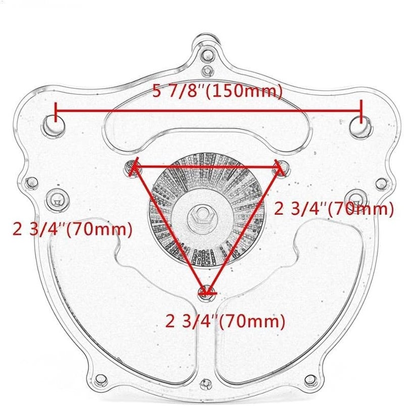 DEMULAX Motorcycle Air Filter Cleaner Intake System Kit - Image 2