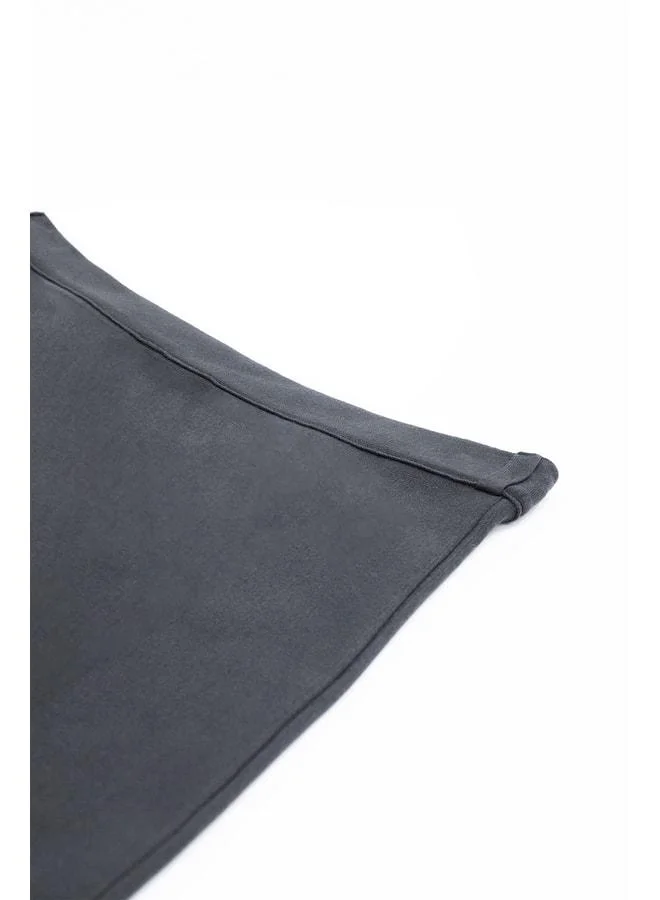 Mısırlı 1951  Dark Gray Pleated Flared Midi Skirt. for Women | Best Price UAE