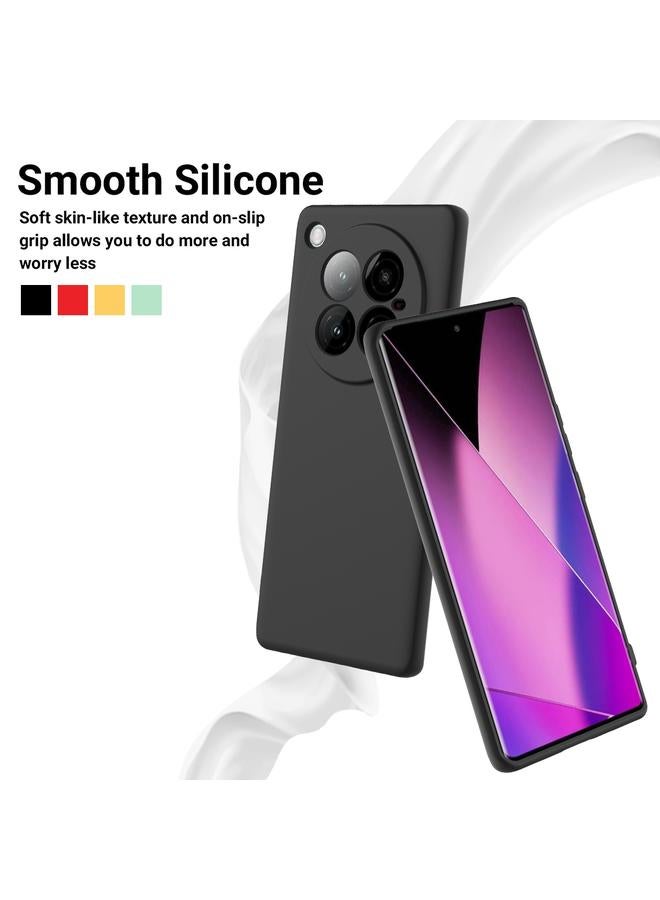 اس-توب جراب لهاتف Infinix Zero 40 4G بلون سادة من السيليكون السائل المقاوم للسقوط بتغطية كاملة - Image 3