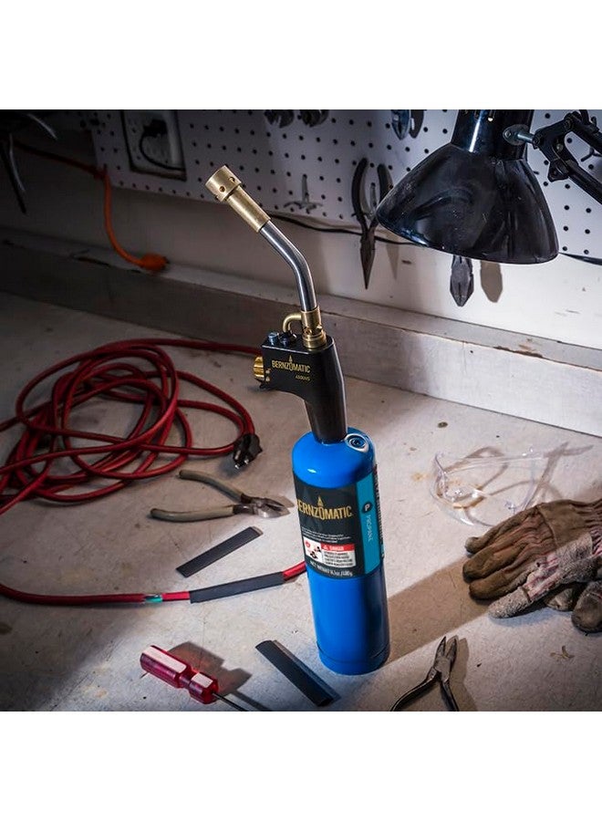 بيرنزوماتيك شعلة Bernzomatic® DuraCast® ذات السطح العريض - هيكل متين من الألومنيوم المصبوب للاستخدام في الطهي والانكماش الحراري وتشكيل المعادن وتغليف الفينيل (شعلة TS 4500) - Image 1