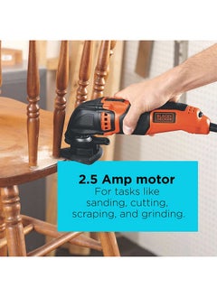 BLACK+DECKER BLACK+DECKER Oscillating Multi-Tool, Variable Speed, 2.5-Amp (BD200MTB)  - Image 3