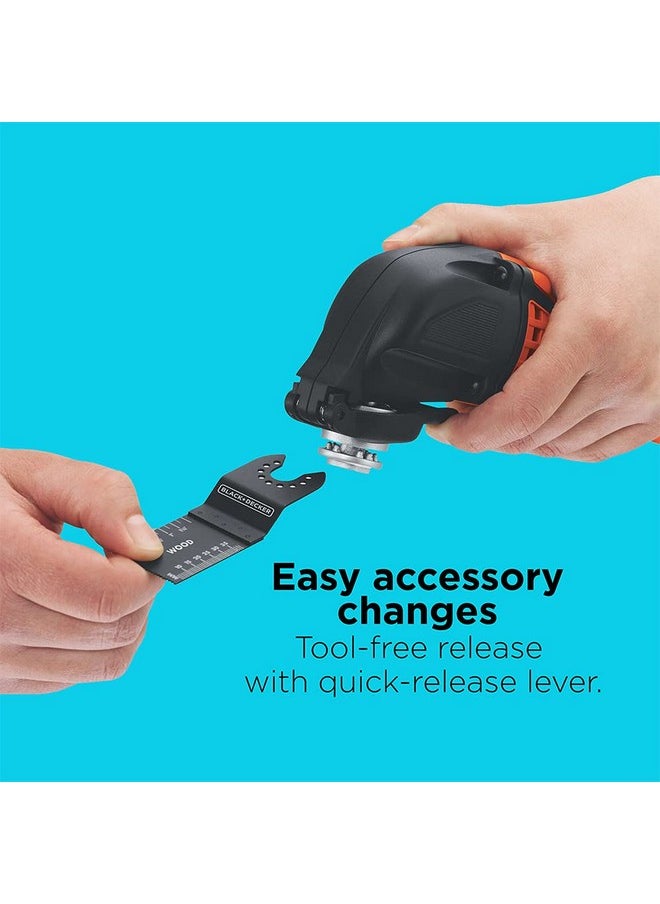 BLACK+DECKER - BLACK+DECKER Oscillating Multi-Tool, Variable Speed, 2.5-Amp (BD200MTB) - Image 1