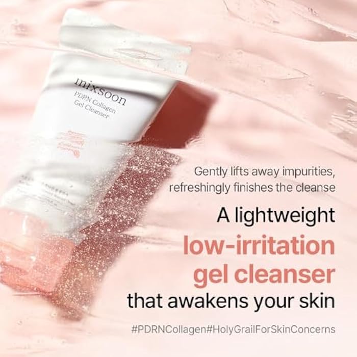 mixsoon PDRN Collagen Gel Cleanser - Deep Pore Cleansing, Lightweight Daily Gel Cleanser for All Skin Types 100ml / 3.38 fl.oz. Korean Glass Skin Care - Image 2