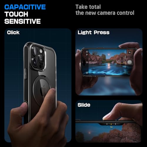 SUPCASE for iPhone 16 Pro Max Case with Camera Control Capture Button Unicorn Beetle Mag Builtin Stand Compatible with MagSafe MilitaryGrade Protection Slim Clear Magnetic Phone Case Dark - Image 3