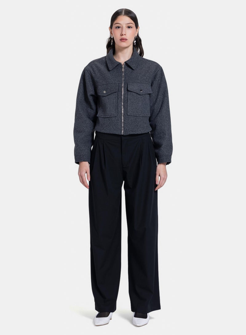 CTRL Front Pocket Wool Jacket - Image 4