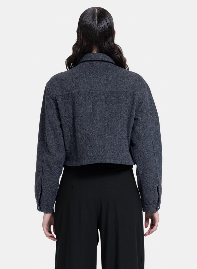 CTRL Front Pocket Wool Jacket - Image 3