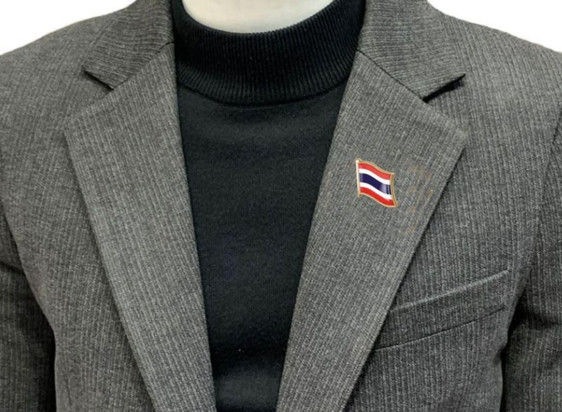 vmcoatdu Country Flag Backs Locking Pin Keepers Locking Clasp Pin Badge International Travel Brooch Metal Alloy Souvenir Pin 0.75x0.7 Inch Small Pin - Image 5