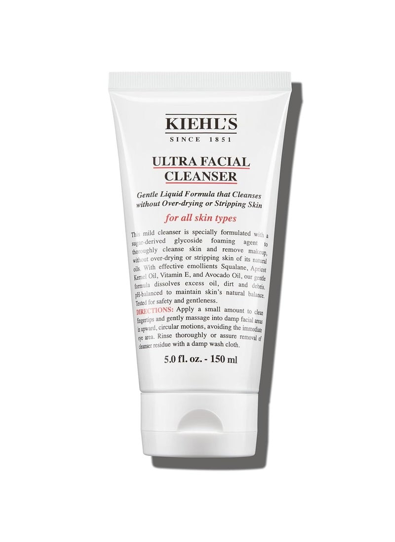 Kiehl's Ultra Facial Cleanser, Gentle Liquid Formula that Cleanses without Over Drying or Stripping Skin, 150ml  - Image 1
