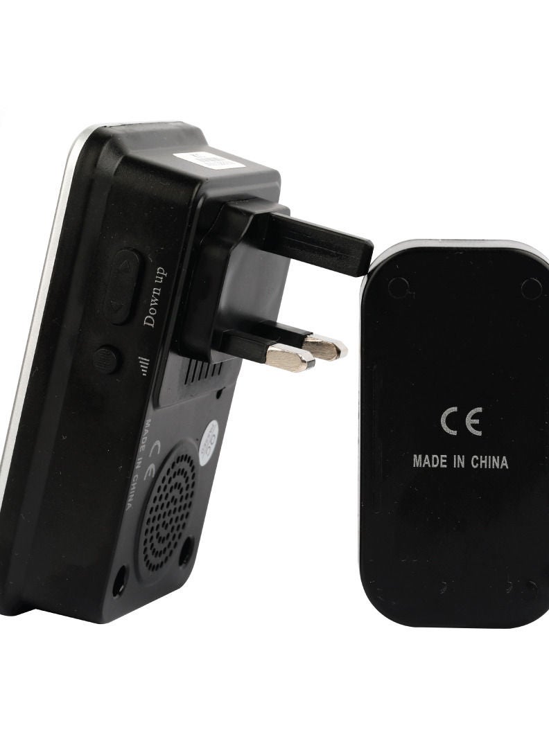 Terminator Door Bell Digital Wireless With 38 Different Melodies Black 13A-B - Image 2