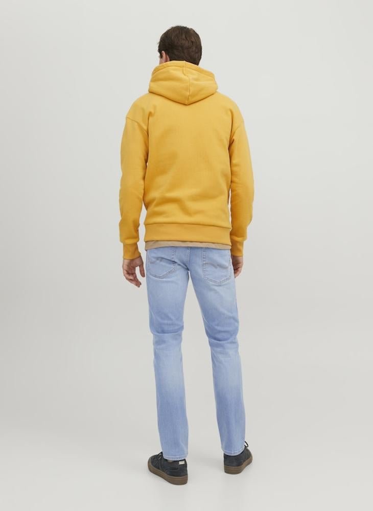 JACK & JONES Jjiglenn Jjoriginal Sq 330 Light Wash Stright Fit Jeans  - Image 2