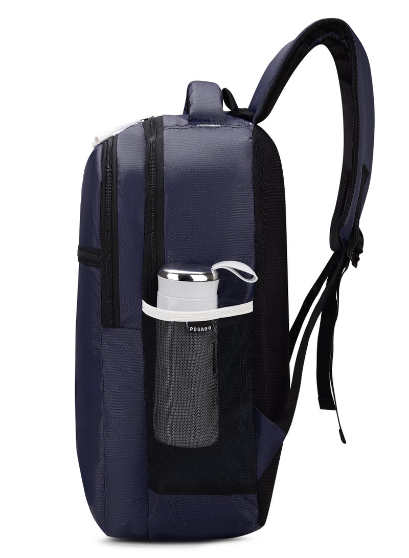 بوجاجو حقيبة ظهر للسفر من بوغاغو، مقاومة للماء، مقاس 15.6 بوصة، متعددة الجيوب، حقيبة ظهر للسفر، حقائب ظهر عمل للنساء والرجال، هدية جامعية، حقيبة ظهر يومية كاجوال - Image 3