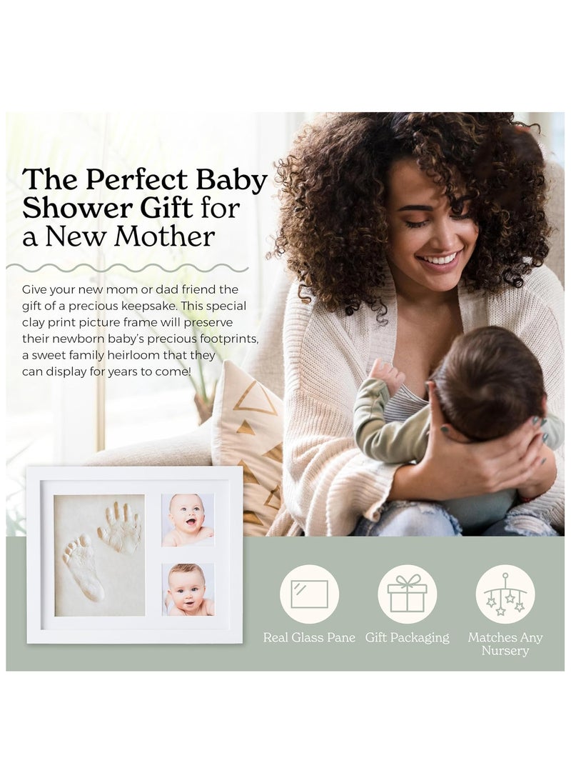 NNEWVANTE Baby Handprint and Footprint Kit - Baby Footprint Kit| Baby Hand and Footprint Kit, Newborn Keepsake Set, Baby Shower Gifts for New Parents, Baby Hand and Footprint Kit, Newborn Gifts (White)  - Image 3