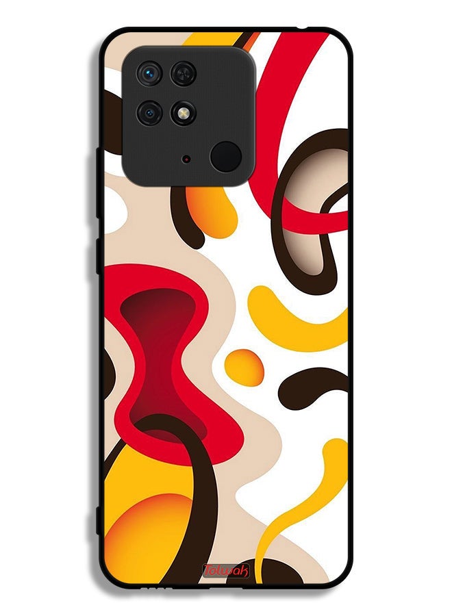 Tolwak Xiaomi Redmi 10C Protective Case Cover Pattern - Image 2