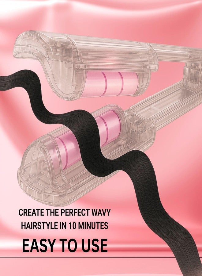 كتين مكواة تجعيد الشعر وتصفيفه على شكل حرف V من السيراميك التورمالين من Ktein، مقاس 32 مم | تسخين سريع | مقاومة للحروق | 4 إعدادات لدرجة الحرارة | معطرة بالزيوت العطرية | قفل للتخزين | مناسبة لجميع أنواع الشعر - Image 4