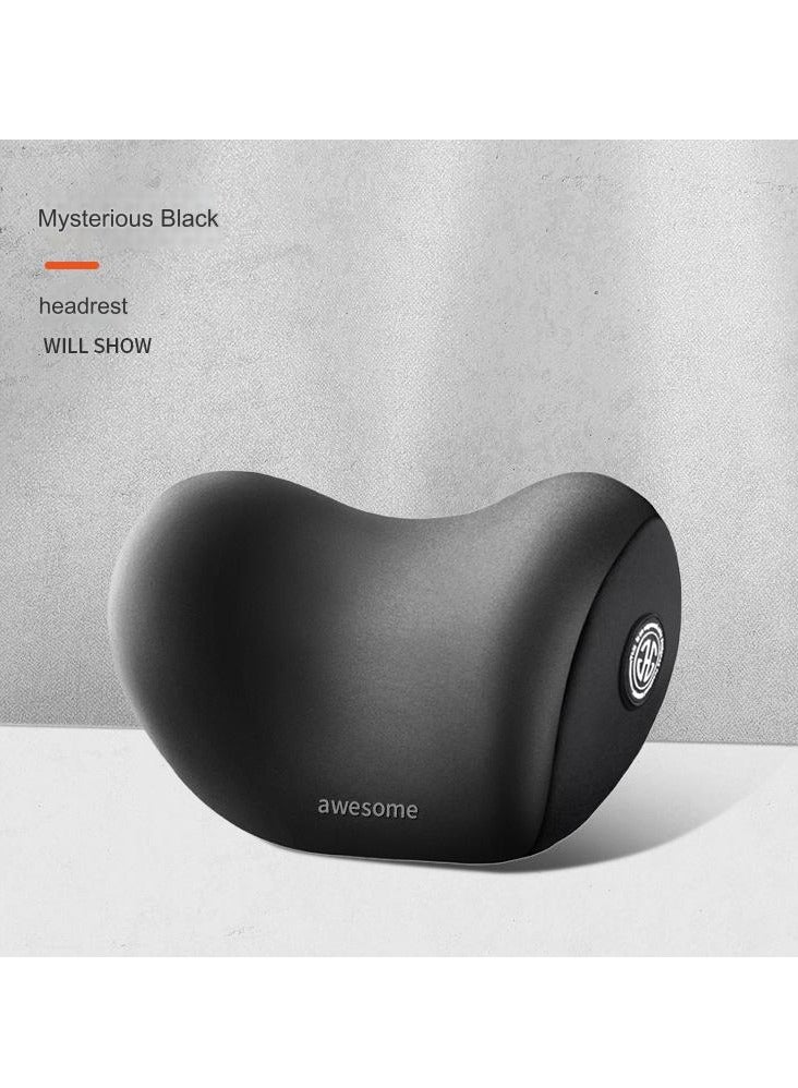 Awesome Car Seat Headrest Neck Pillow Travel Pillow Gray - Image 1