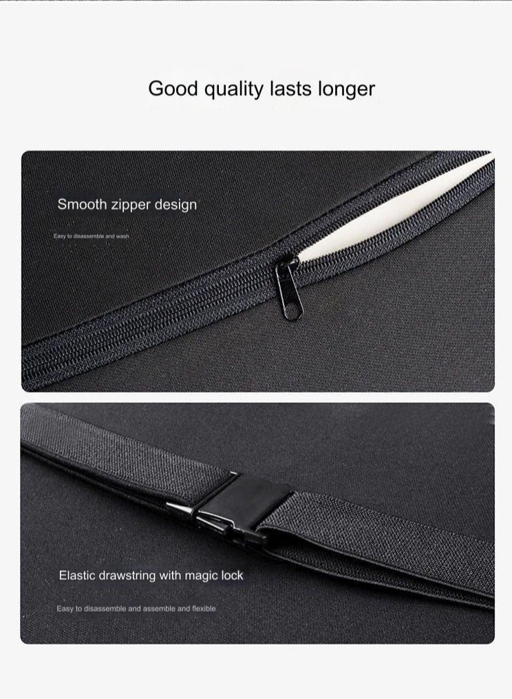 Awesome Car Seat Headrest Neck Pillow Travel Pillow Gray - Image 5