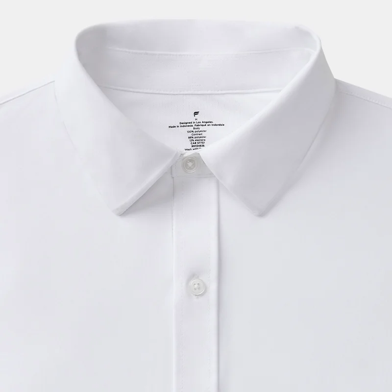 Fabletics White Men's The Don Shirt for Men | Best Price UAE