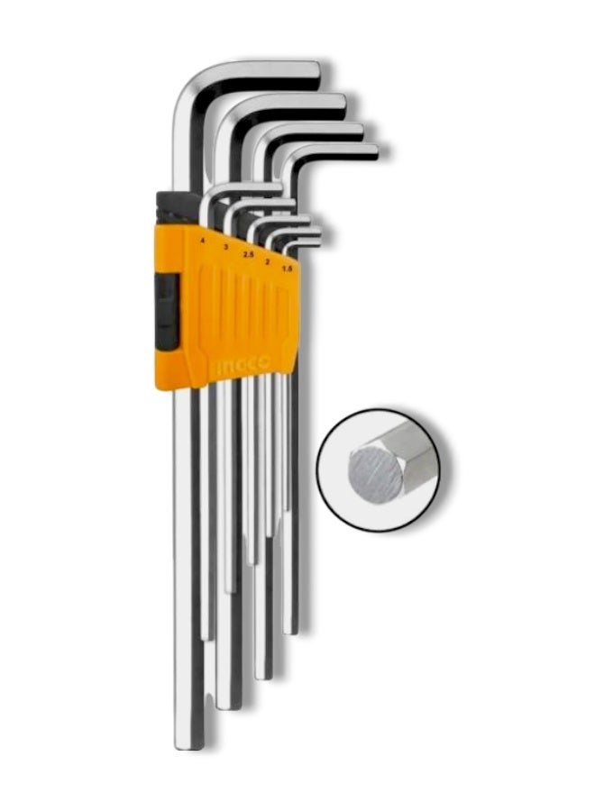 إنجكو طقم مفاتيح ألان سداسية 9 قطع من إنكو– أصلي 100% - Image 2