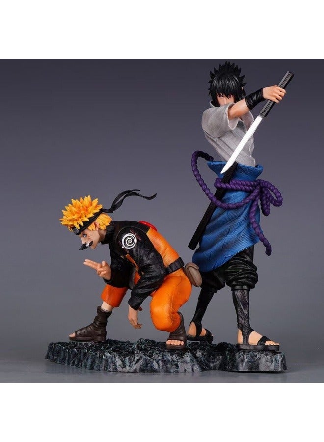 عام ناروتو تمثال نموذج ناروتو ساسوكي الأغلال سطح المكتب الديكور شخصية نموذج جمع الديكور اللعب هدايا للعائلة والأصدقاء - Image 2