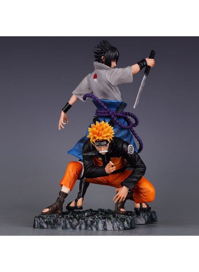 عام ناروتو تمثال نموذج ناروتو ساسوكي الأغلال سطح المكتب الديكور شخصية نموذج جمع الديكور اللعب هدايا للعائلة والأصدقاء - Image 3