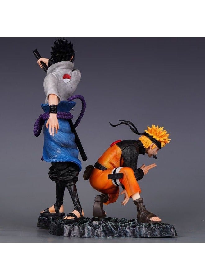 عام ناروتو تمثال نموذج ناروتو ساسوكي الأغلال سطح المكتب الديكور شخصية نموذج جمع الديكور اللعب هدايا للعائلة والأصدقاء - Image 4