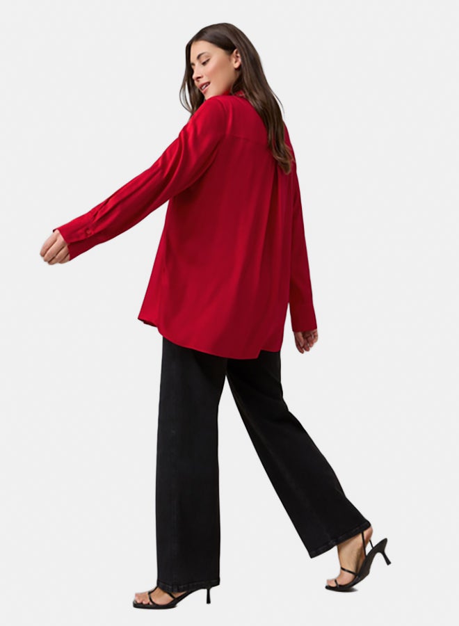 GERRY WEBER Elegant Blouse With A V-Neckline  - Image 3