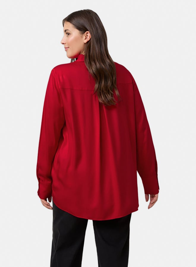 GERRY WEBER Elegant Blouse With A V-Neckline  - Image 2