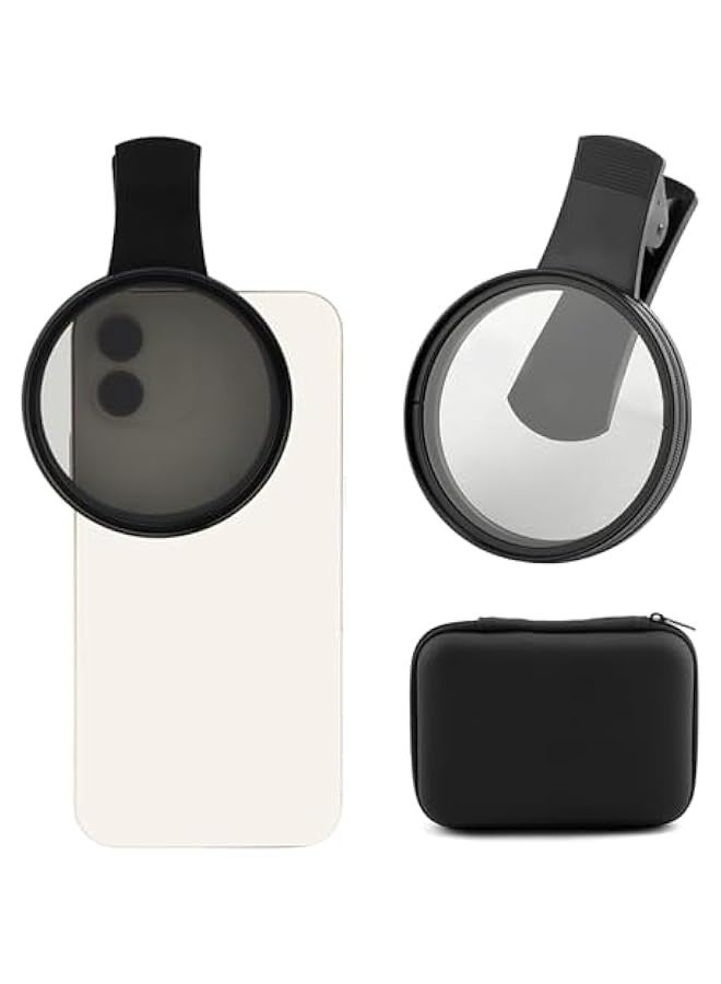 Universal 67mm Clip-On CPL Phone Camera Lens Filter SetCompatible with iPhone, Samsung, and Android Smartphones  - Image 4