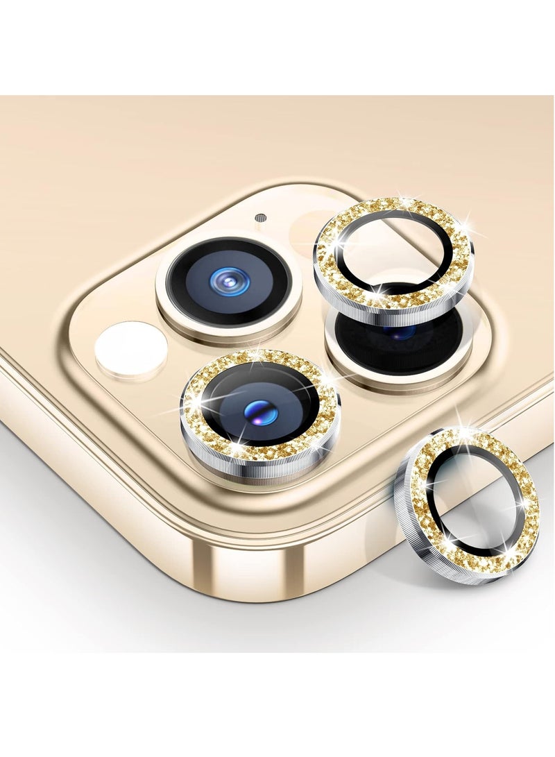 ELTRAZONE iPhone 13 Pro - iPhone 13 Pro Max Camera Lens Protector, 9H Tempered Glass Camera Cover Screen Protector Metal Individual Ring for iPhone 13Pro 6.1 inch iPhone 13 ProMax 6.7 inch 202 - Image 1