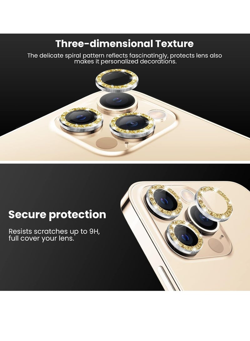 ELTRAZONE iPhone 13 Pro - iPhone 13 Pro Max Camera Lens Protector, 9H Tempered Glass Camera Cover Screen Protector Metal Individual Ring for iPhone 13Pro 6.1 inch iPhone 13 ProMax 6.7 inch 202 - Image 5