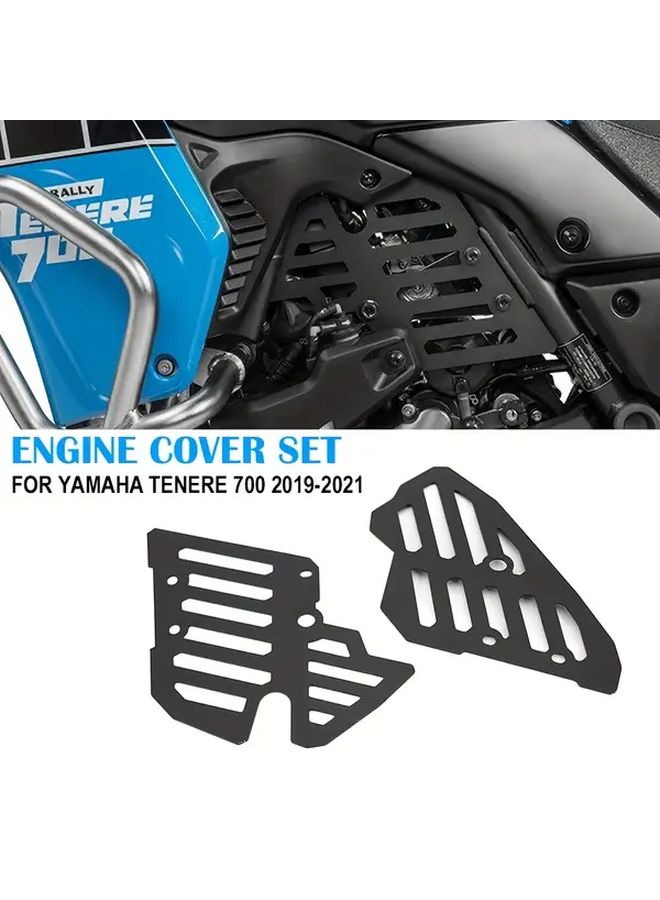 Motorcycle Engine Guard Protector Pair Black Anti Fall Cover Kit For Tenere XTZ700 2019 - Image 1