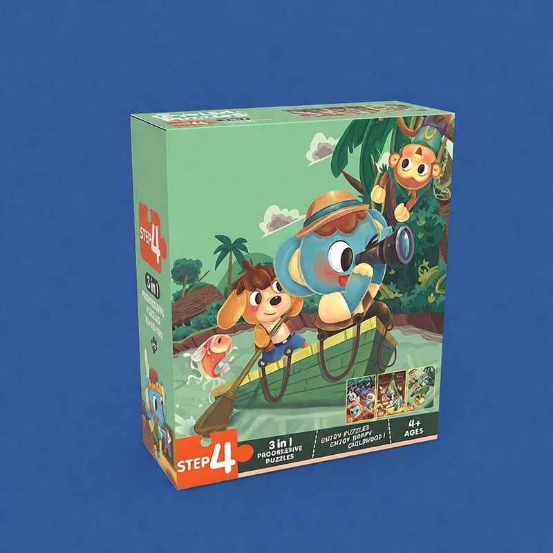 Children's Advanced Educational Puzzle STEM Early Education Logic Thinking Picture Puzzle for Toddlers Boys Girls, Level 4 - Image 3