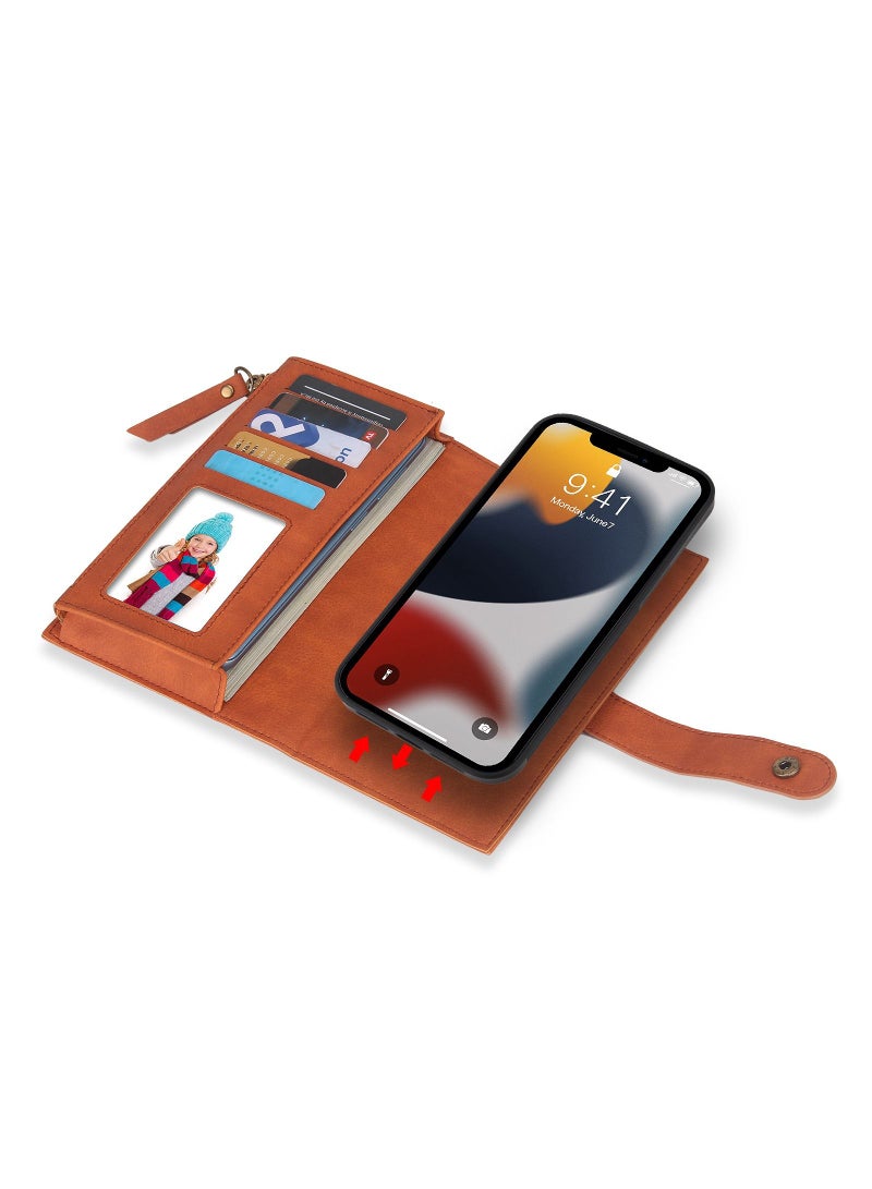 Loquat Flip Cover Leather Protective Mobile Phone Case - Image 2