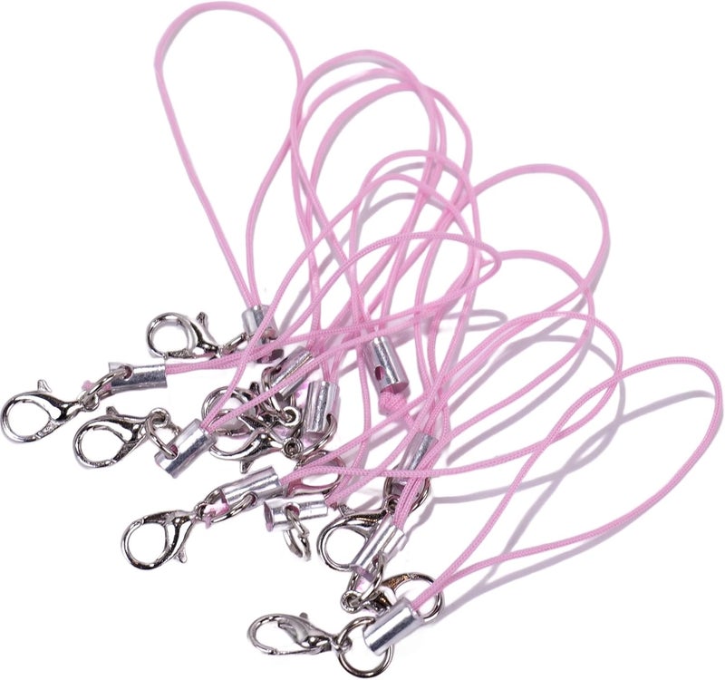 Mini-Factory 100PCS DIY Charm Straps with Lobster Clasp Colorful Lanyard Cords for Phone Charms, USB Drives, Keychains, Jewelry Making, Crafts, Purse & Name Tag Accessories - Image 2