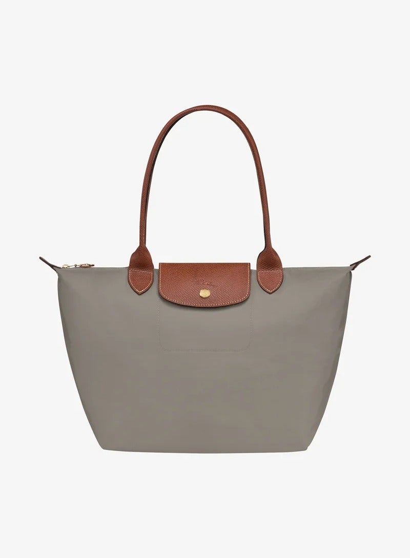Longchamp women's oversized tote bag, handbag, shoulder bag gray classic style  - Image 1